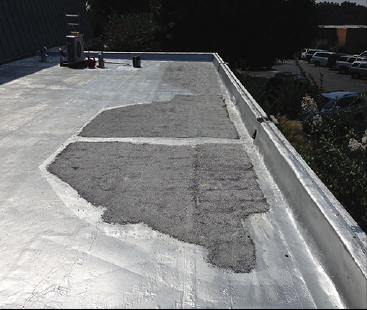 Fix ponding water on roof