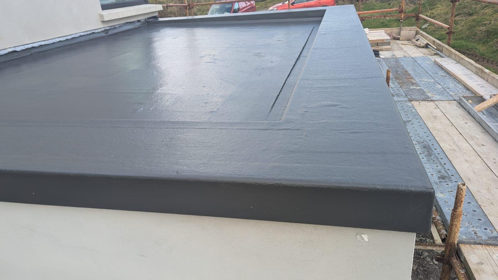 Leaking flat roof repair